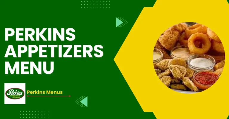 Perkins Appetizers Menu